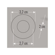 Cata CT-5270G 1,5W Power Ledli Yıldız Spot Armatür 3200K Günışığı