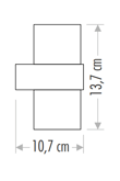 Cata CT-7048 12w Bora Led Aplik 3200K Günışığı