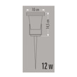Cata CT-7304 15W Power Kazıklı Led Bahçe Armatürü Yeşil