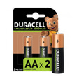 DURACELL 2500 MAH 2Lİ ŞARJLI KALEM PİL