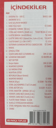 ECZA DOLABI (85 PARÇA ) 47x30x10cm PVS Camlı 158
