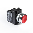 Emas CM102DK CM Serisi Metal 1NO+1NC Yaylı Düz Kırmızı 22 mm Buton