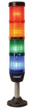 Emas IK54L024XM03 IK Serisi Dört Katlı 24V AC/DC 100mm Borulu Plastik Ayaklı LED Kolon 50mm