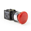 Emas KB14E KB Serisi Plastik 1NO+1NC Acil Stop 40 mm Çevirmeli Kırmızı 22 mm Buton