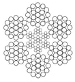 ERC 6x19 KENDİR ÖZLÜ GIRGIR HALATI