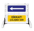 Katlanır Uyarı Levha Bariyerleri (12501 FBR)