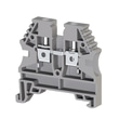 Klemsan 304130 AVK 4 Gri 4 mm², Vida bağlantılı, Tek katlı geçiş klemensi, Yalıtım malzemesi PA, Gri