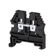 Klemsan 304135 AVK 4 Siyah 4 mm², Vida bağlantılı, Tek katlı geçiş klemensi, Yalıtım malzemesi PA, Siyah