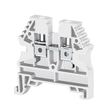 Klemsan 304136 AVK 4 Beyaz 4 mm², Vida bağlantılı, Tek katlı geçiş klemensi, Yalıtım malzemesi PA, Beyaz