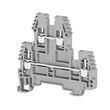Klemsan 317109 PIK 2,5N Gri 2,5mm², Vida bağlantılı, iki katlı 1 giriş 1 çıkış klemens, Yalıtım malzemesi PA, Gri