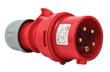Mete 5x16A. IP44 Düz Fiş Vida Bağlantılı 3P+N+E