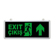 Selda Exit Yukarı Ok Çift Yönlü Acil Yönlendirme Armatürü