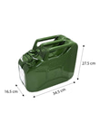 VALPRO 10LT METAL YAKIT BİDONU