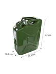 VALPRO 20LT METAL YAKIT BİDONU