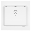 Viko Karre/Meridian Beyaz Energy Saver Mekanik Anahtarlı (Gecikmeli 230V) Çerçevesiz
