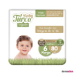 Bebek BezleriBaby TurcoBaby Turco Doğadan 6 Numara Junior 80'lİ Bebek Bezi