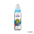 Biberon & Emzik & OyuncakBambinoBambino Mavi Kapaklı Balık Desenli Damaklı Cam Biberon 225 Ml