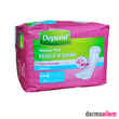 İntim TemizlikDependDepend Mesane Pedi Rahatlık ve Koruma 8'li