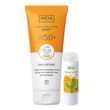 Bebek Güneş SerisiInciaIncia Bebek İçin Doğal Güneş Kremi Spf 50 100 ml - Lip Balm Dudak Besleyici Portakal 6 gr Hediye