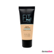 FondötenMaybellineMaybelline Fit Me Matte + Poreless Fondöten 118 Nude 30 ml
