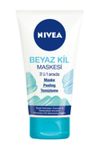 MaskelerNiveaNivea Beyaz Kil Maskesi 3'Ü 1 Arada 150ML