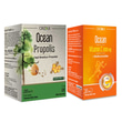 Takviye Edici GıdalarOrzaxOcean Propolis Sprey 20 ml + Orzax Ocean Vitamin C 1000 mg 30 Tablet (ikili set)