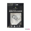 Maske & SiperlikOgansiaOgansia Gümüş İyonizer Maske Beyaz Taşlı
