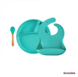 Biberon & Emzik & OyuncakOİOİOİOİ BLW Set II - Aqua Green (Tabaklı)