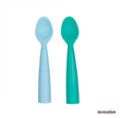 Biberon & Emzik & OyuncakOİOİOioi Nam Nam Kaşık 2 Li - Mineral Blue/aqua Green - Mavi