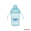 Biberon & Emzik & OyuncakWee BabyWee Baby Colurful Akıtmaz Kulplu Antikolik Bardak 240 ml Mavi