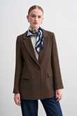 ASTARSIZ PAMUKLU İNCE BLAZER CEKET