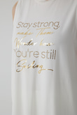 PARLAK BASKILI SIFIR KOL TSHIRT