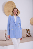 SIRTI ÇİZGİLİ BLAZER CEKET