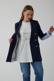 SIRTI ÇİZGİLİ BLAZER CEKET