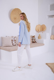 SIRTI ÇİZGİLİ BLAZER CEKET