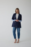 SIRTI ÇİZGİLİ BLAZER CEKET