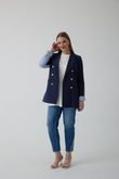 SIRTI ÇİZGİLİ BLAZER CEKET