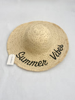 SUMMER YAZILI NAKIŞLI  HASIR ŞAPKA