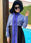 YAPRAK DESENLİ TESETTÜR MAYO