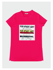 YAZILI RENKLİ BASKILI T-SHIRT