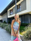 Alina Boyun Bağlamalı Şifon Elbise 0707274