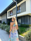 Alina Boyun Bağlamalı Şifon Elbise 0707274