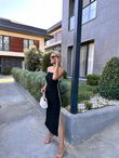 Beyaz Biyeli Kalem Elbise 0717329