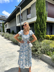 Charlotte Korseli Çiçek Desen Elbise 0707301