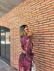 Desta Bel Dekolteli Şifon Elbise 07062146