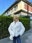 Hilda Zra Model Şal Yaka Beyaz 1707434