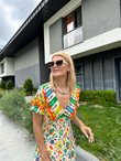Jasmine Sırt Bağlamalı Viskon Elbise 1506288