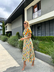 Jasmine Sırt Bağlamalı Viskon Elbise 1506288