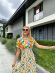 Jasmine Sırt Bağlamalı Viskon Elbise 1506288