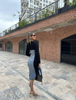 Jenia Garnili Kot Elbise 1707423